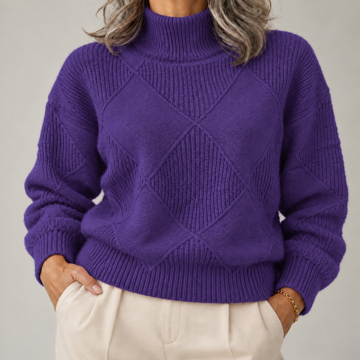 Carlota | Camisola de malha para o inverno