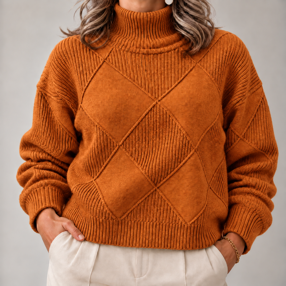 Carlota | Camisola de malha para o inverno