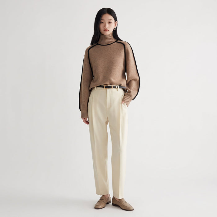 Fabiola | Camisola de malha de gola alta