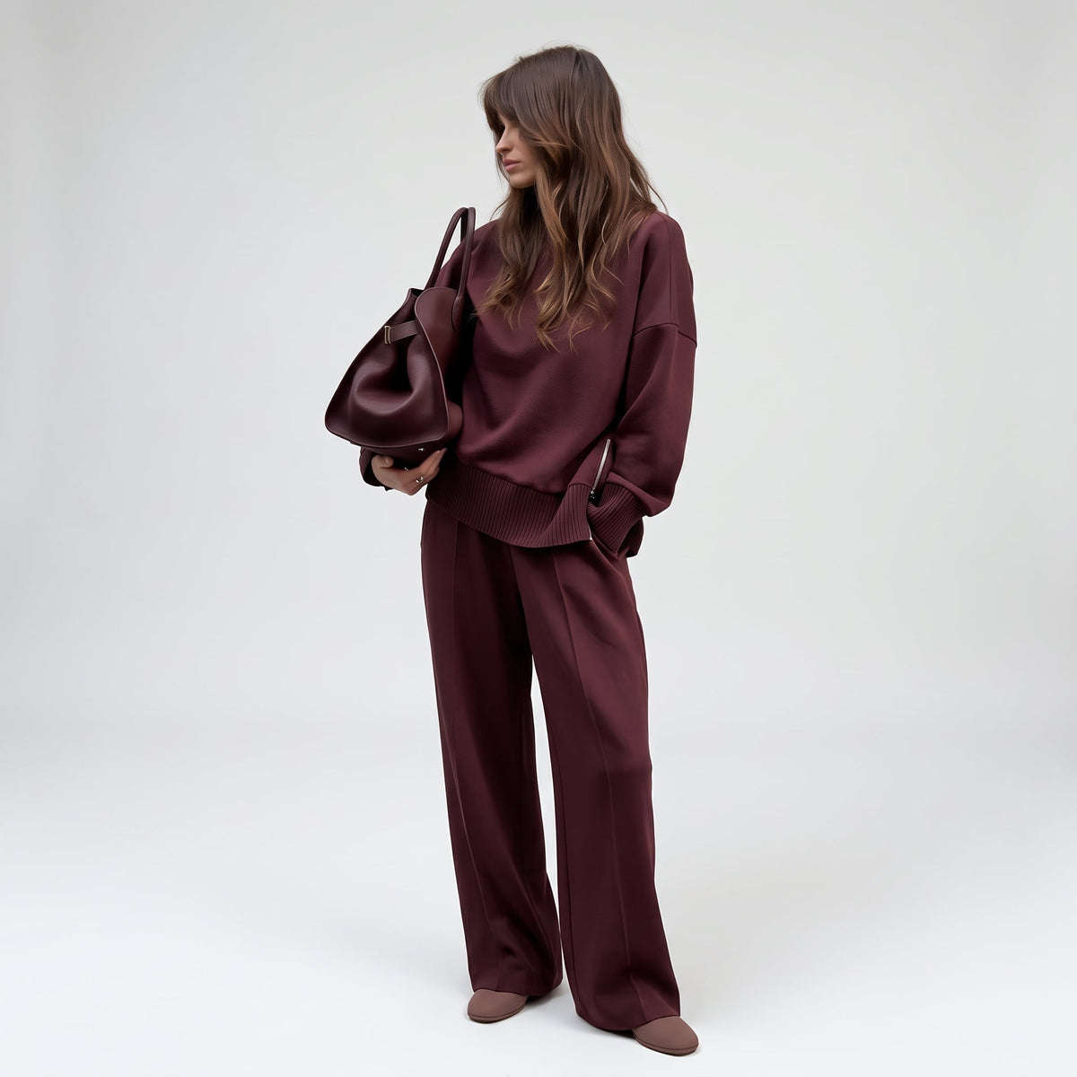 Rosalia | Conjunto de sweatshirt larga