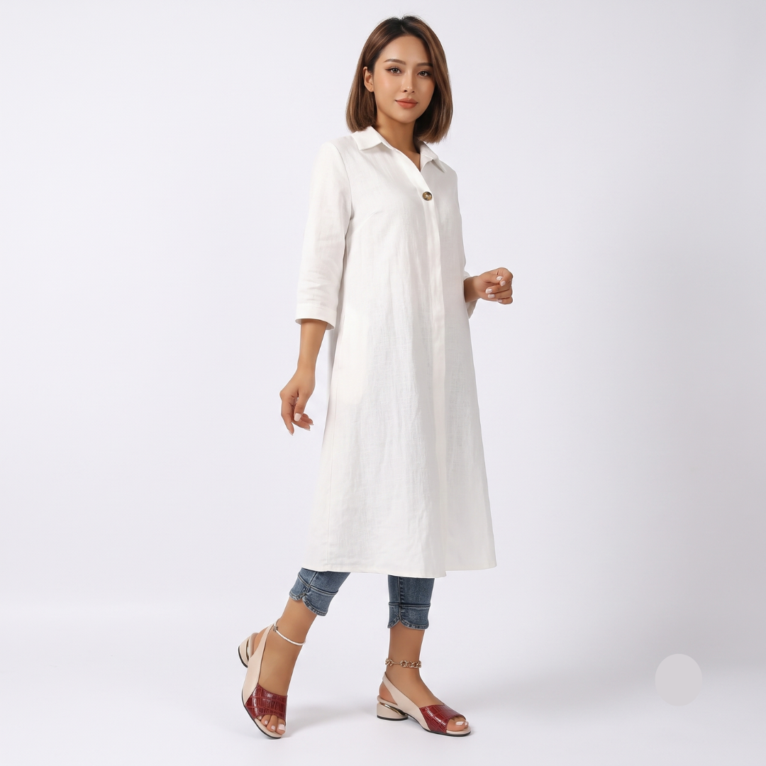 Leire | Sandália bicolor slingback premium