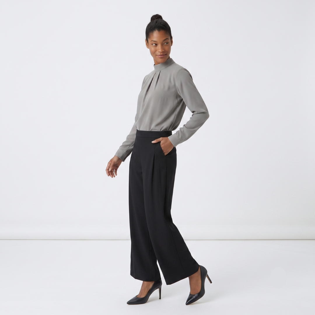 Bianca | Blusa elegante com detalhe de fecho nas costas