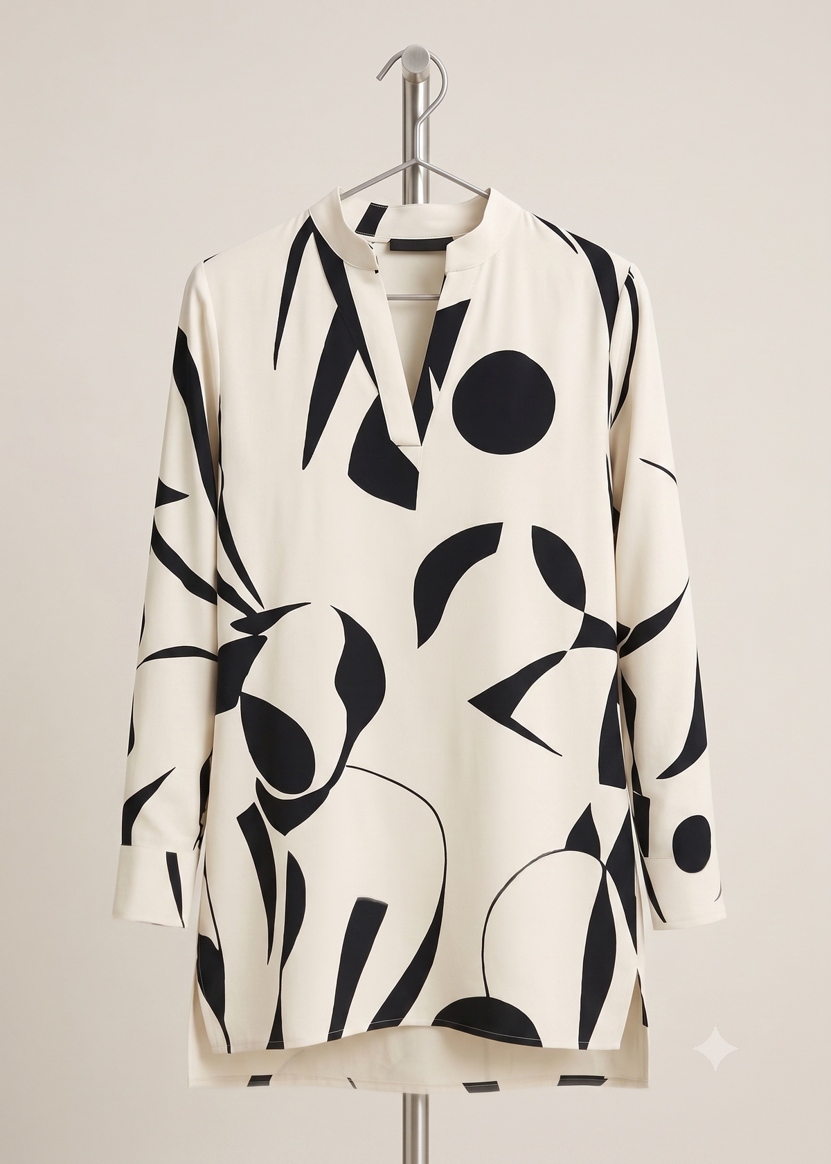 Alejandra | Blusa abstrata Milão