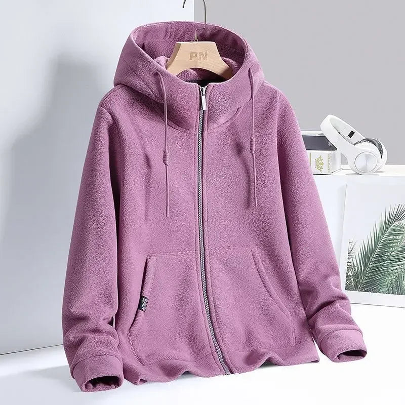 Leonora | Sweatshirt com capuz e fecho de correr