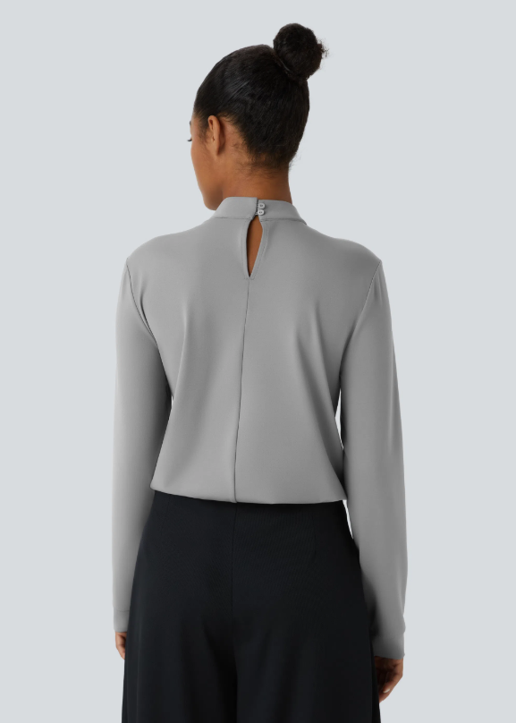 Bianca | Blusa elegante com detalhe de fecho nas costas
