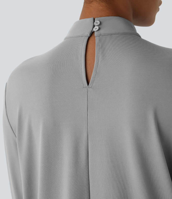 Bianca | Blusa elegante com detalhe de fecho nas costas