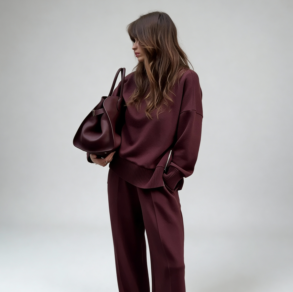 Rosalia | Conjunto de sweatshirt larga