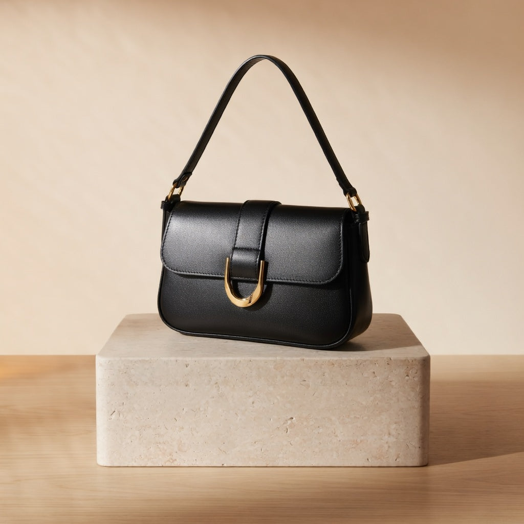 Chloe | Mala baguette em pele lacada