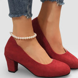 Laura | Escarpim Rouge de conforto