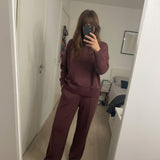 Rosalia | Conjunto de sweatshirt larga