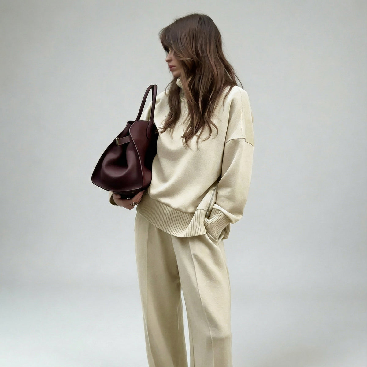 Rosalia | Conjunto de sweatshirt larga