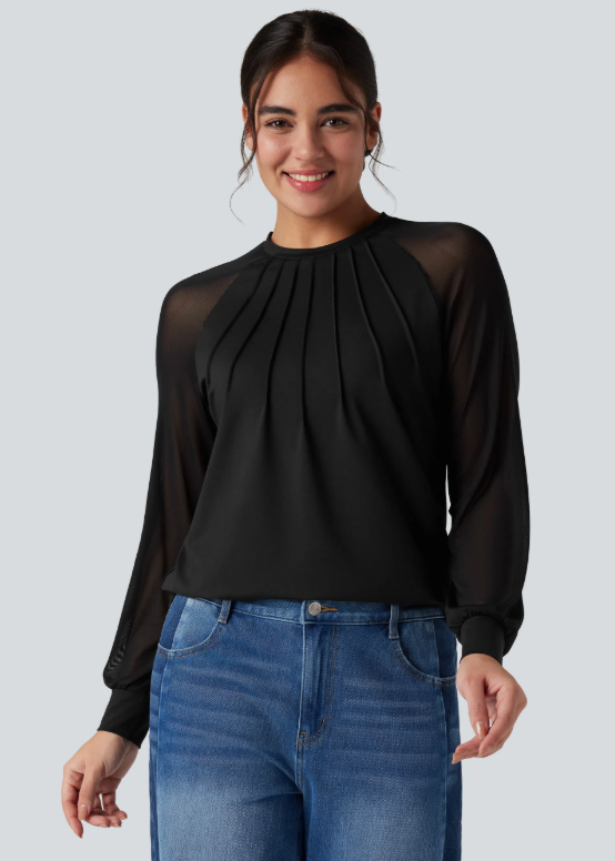 Carla | Blusa fluida, elegante e versátil
