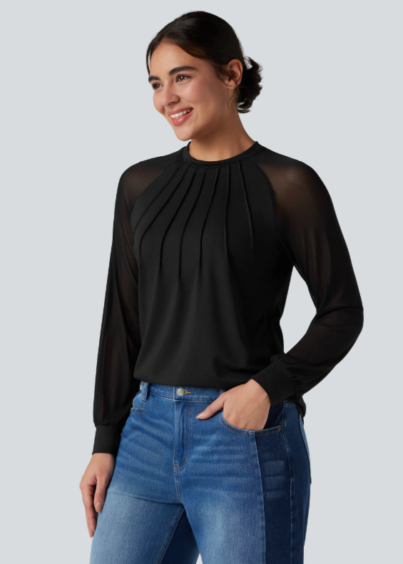 Carla | Blusa fluida, elegante e versátil