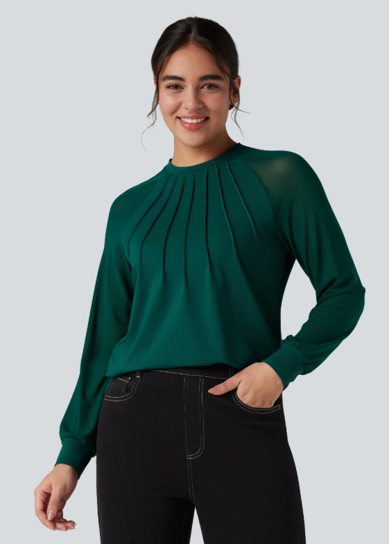 Carla | Blusa fluida, elegante e versátil