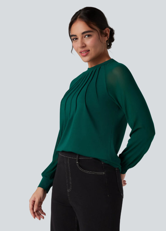 Carla | Blusa fluida, elegante e versátil
