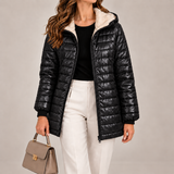Mariana | Casaco puffer com forro em fleece