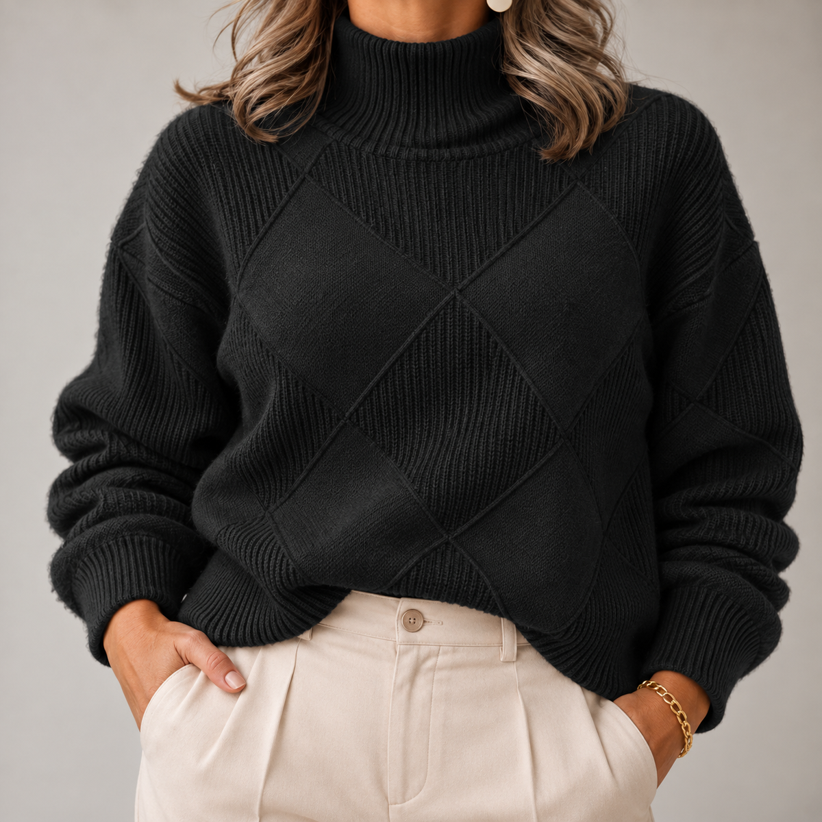 Carlota | Camisola de malha para o inverno
