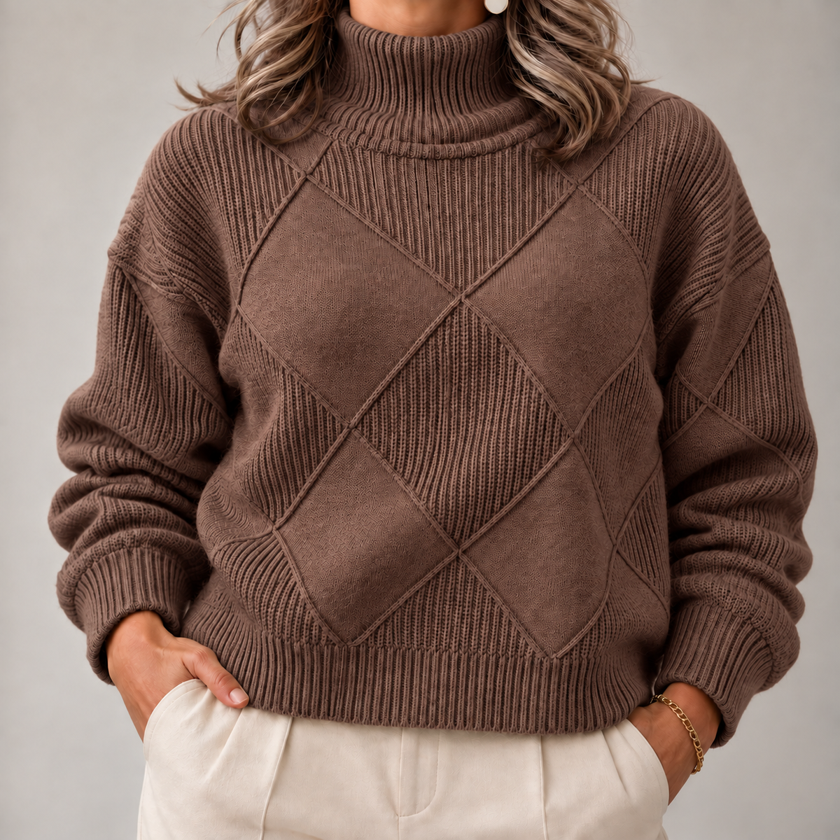 Carlota | Camisola de malha para o inverno