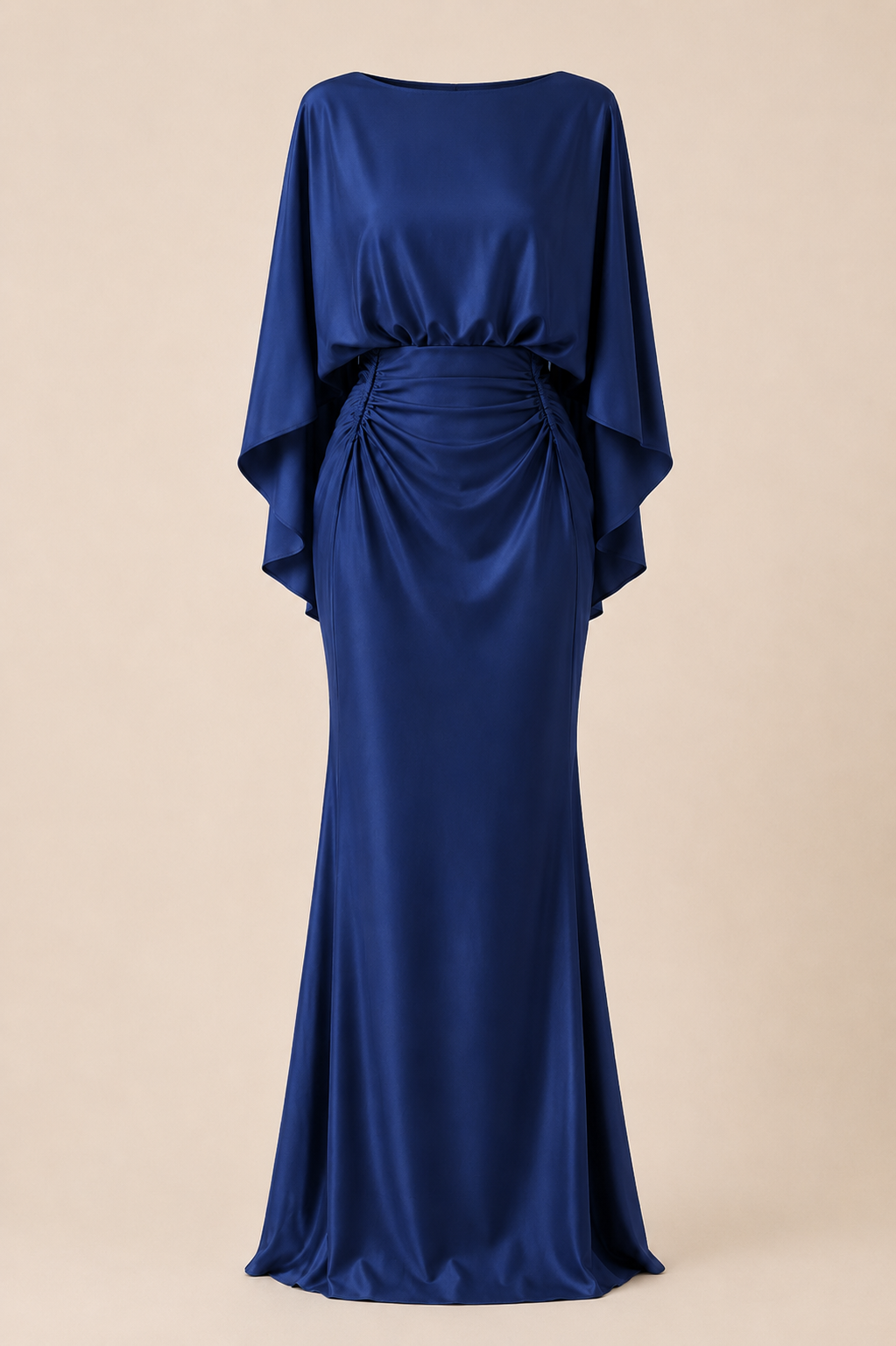 Cristina | Vestido Celeste de silhueta elegante
