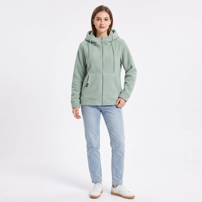 Leonora | Sweatshirt com capuz e fecho de correr