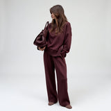 Rosalia | Conjunto de sweatshirt larga