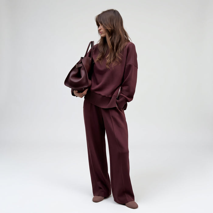 Rosalia | Conjunto de sweatshirt larga