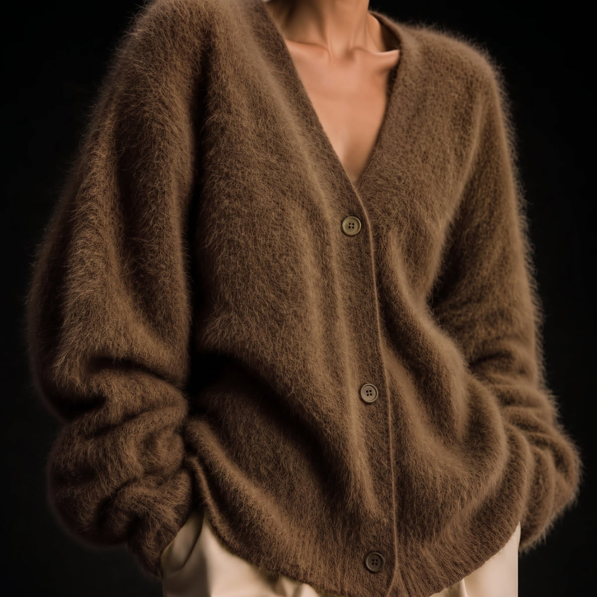 Marina | Cardigan de malha fina