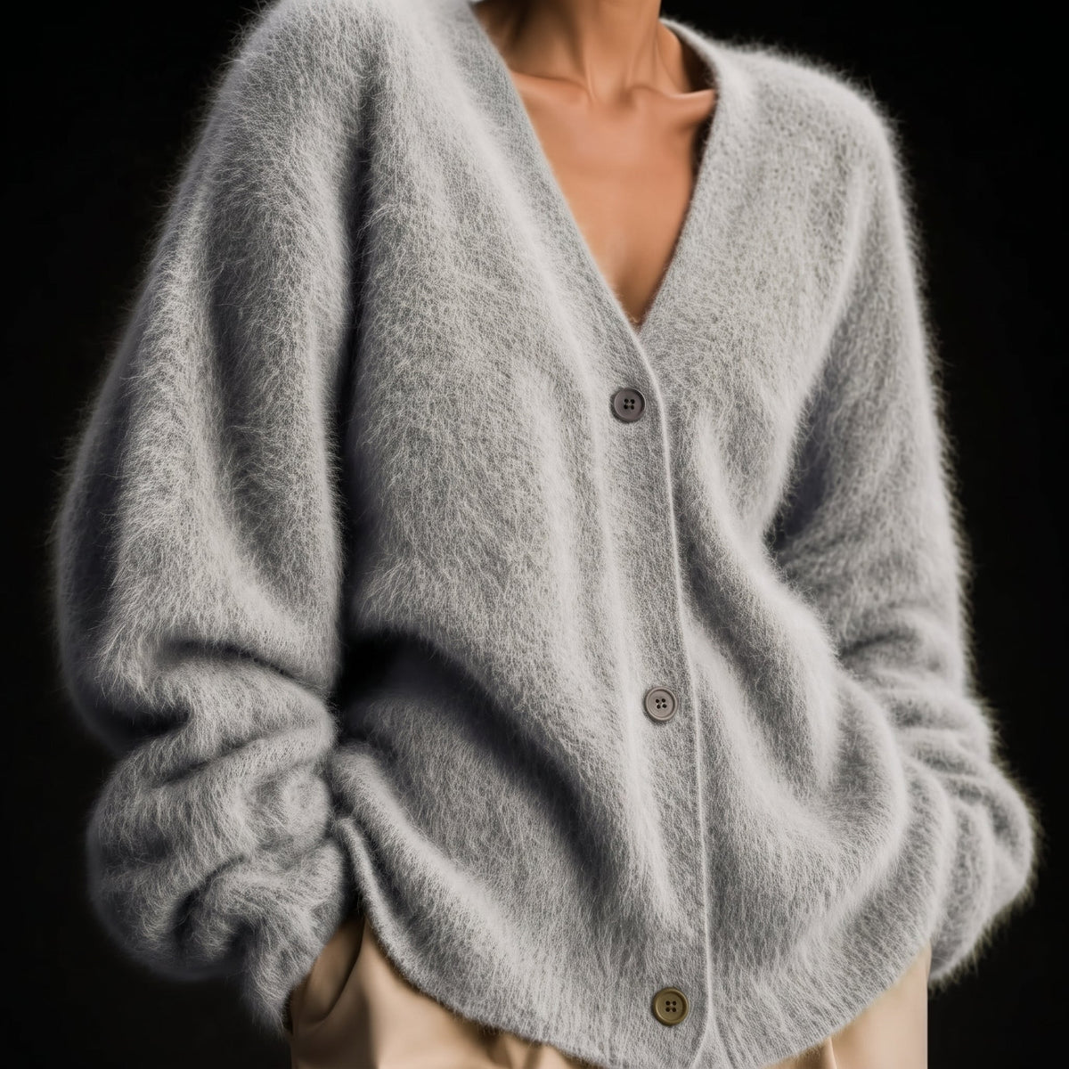 Marina | Cardigan de malha fina