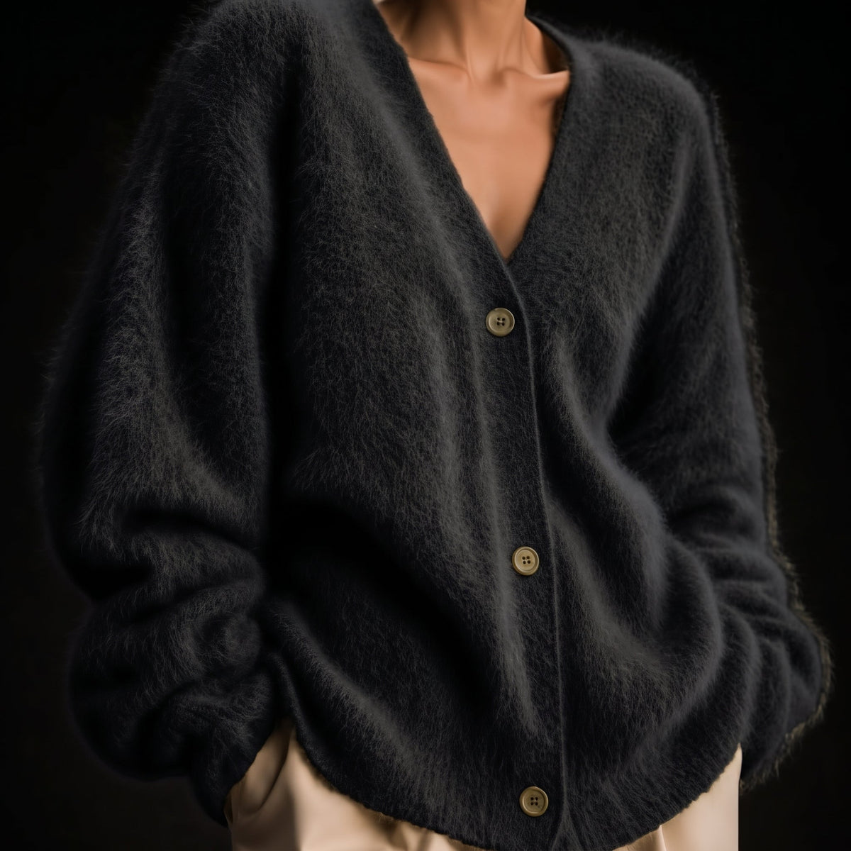 Marina | Cardigan de malha fina
