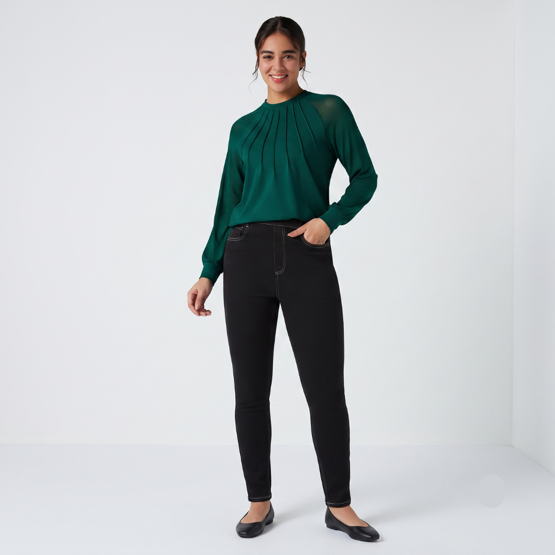Carla | Blusa fluida, elegante e versátil