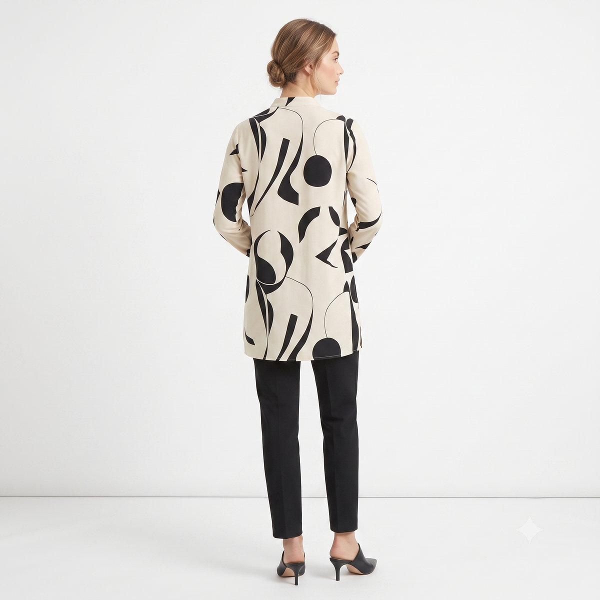 Alejandra | Blusa abstrata Milão