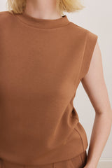 Elisa | Top essencial cor toffee