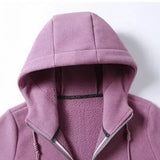 Leonora | Sweatshirt com capuz e fecho de correr