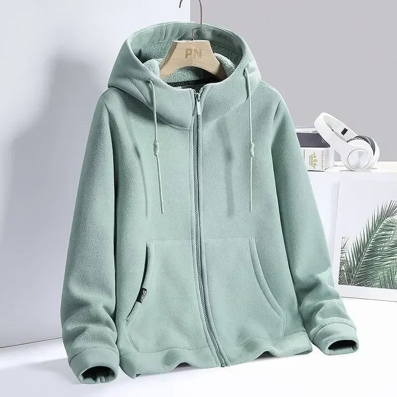 Leonora | Sweatshirt com capuz e fecho de correr
