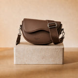 Estela | Mala saddle ondulada