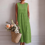 Olivia | Vestido midi leve para o dia