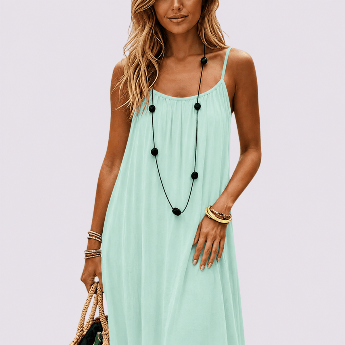 María | Vestido solto de verão