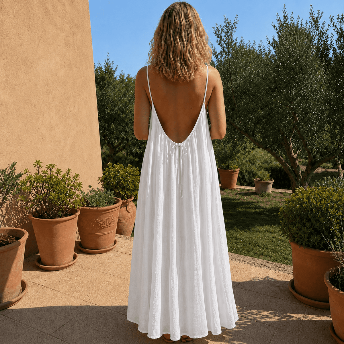 María | Vestido solto de verão