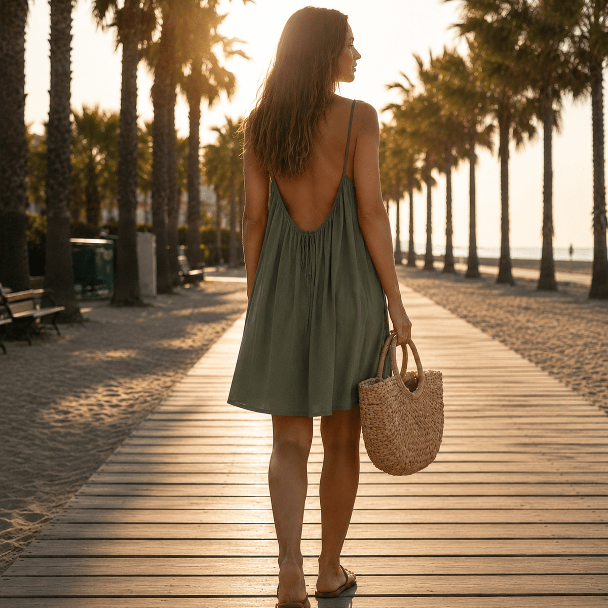 María | Vestido solto de verão