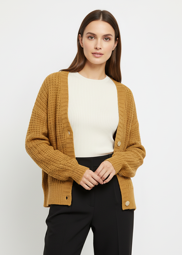 Alicia | Camisola de malha cruzada